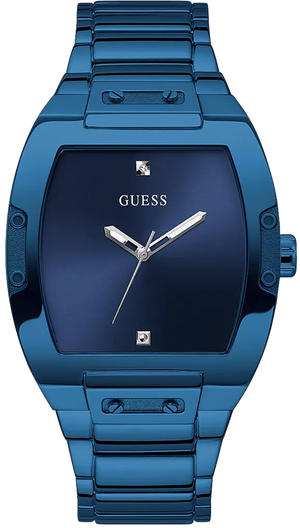 Guess Phoenix Blue Dial Blue Steel Strap Watch for Men - GW0387G4 Buy Now By Guess