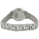 Guess Chelsea Crystals Black Dial Silver Mesh Bracelet Watch For Women - W0647L5 Buy Now By Guess