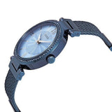 Guess Soho Diamonds Blue Dial Blue Mesh Bracelet Watch For Women - W0638L3 Buy Now By Guess