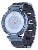 Guess Soho Diamonds Blue Dial Blue Mesh Bracelet Watch For Women - W0638L3 Buy Now By Guess