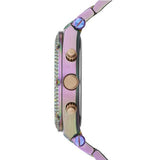 Guess Heiress Multifunction Diamonds Purple Dial Purple Steel Strap Watch for Women - GW0440L3 Buy Now By Guess