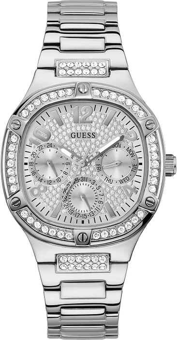 Guess Duchess Quartz Silver Dial Silver Steel Strap Watch For Women - GW0558L1 Buy Now By Guess