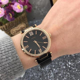 Guess Soho Diamonds Black Dial Black Mesh Bracelet Watch for Women - W0638L5 Buy Now By Guess