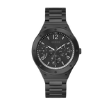 Guess Scope Multifunction Black Dial Black Steel Strap Watch for Men - GW0454G3 Buy Now By Guess
