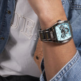 Guess Phoenix Multi Function Aqua Blue Dial Silver Steel Strap Watch for Men - GW0456G4 Buy Now By Guess