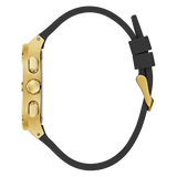 Guess Headliner Multifunction Green Dial Black Silicone Strap Watch For Men - GW0571G3 Buy Now By Guess