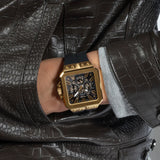 Guess Leo Multifunction Black Dial Black Silicone Strap Watch For Men - GW0637G2 Buy Now By Guess