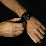 Guess Legend Analog Black Dial Black Rubber Strap Watch For Men - GW0648G1 Buy Now By Guess