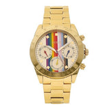 Guess Eclipse Multifunction Gold Dial Gold Steel Strap Watch for Women - GW0433L1 Buy Now By Guess