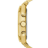 Guess Continental Gold Dial Gold Steel Strap Watch For Men - GW0260G4 Buy Now By Guess