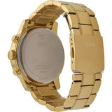 Guess Horizon Chronograph Black Dial Gold Steel Strap Watch For Men - W0379G4 Buy Now By Guess