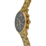 Guess Horizon Chronograph Black Dial Gold Steel Strap Watch For Men - W0379G4 Buy Now By Guess