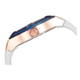 Guess Jet Setter White Dial White Rubber Strap Watch for Women - W0564L1 Buy Now By Guess