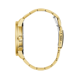 Guess Queen Quartz Gold Dial Gold Steel Strap Watch For Men - GW0497G2 Buy Now By Guess