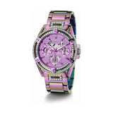 Guess Queen Multicolor Dial Multicolor Steel Strap Watch For Women - GW0464L4 Buy Now By Guess