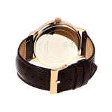 Guess Wafer Quartz Beige Dial Brown Leather Strap Watch For Men - W0496G1 Buy Now By Guess