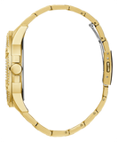 Guess Queen Quartz Gold Dial Gold Steel Strap Watch For Men - GW0497G2 Buy Now By Guess