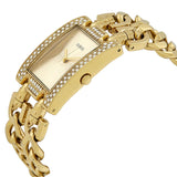 Guess MOD Heavy Metal Diamonds Gold Dial Gold Steel Strap Watch for Women - W0072L1 Buy Now By Guess