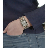 Guess Mod Heavy Metal Silver Dial Silver Steel Strap Watch For Women - W1117L1 Buy Now By Guess