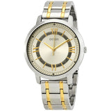 Guess Montauk Silver Dial Two Tone Steel Strap Watch for Women - W0933L5 Buy Now By Guess