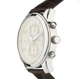 Guess Exec Chronograph White Dial Brown Leather Strap Watch For Men - W0076G2 Buy Now By Guess