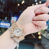 Guess Park Ave White Dial Rose Gold Steel Strap Watch for Women - W0767L3 Buy Now By Guess