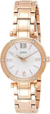 Guess Park Ave White Dial Rose Gold Steel Strap Watch for Women - W0767L3 Buy Now By Guess