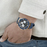 Guess Poseidon Blue Dial Blue Rubber Strap Watch for Men - GW0057G2 Buy Now By Guess