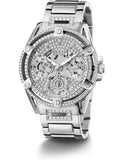 Guess Queen Quartz Silver Dial Silver Steel Strap Watch For Women - GW0464L1 Buy Now By Guess