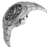 Guess Rigor Quartz Black Dial Silver Steel Strap Watch For Men - W0218G2 Buy Now By Guess