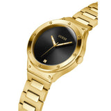 Guess Scope Quartz Black Dial Gold Steel Strap Watch for Men - GW0427G2 Buy Now By Guess