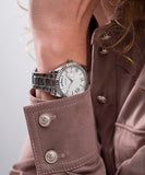 Guess Luna Silver Dial Silver Steel Strap Watch for Women - GW0308L1 Buy Now By Guess