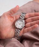 Guess Luna Silver Dial Silver Steel Strap Watch for Women - GW0308L1 Buy Now By Guess