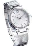 Guess Soho Silver DIal Stainless Steel Mesh Bracelet Watch For Women - W0638L1 Buy Now By Guess