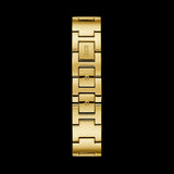 Guess Tri Glitz Quartz Diamonds Gold Dial Gold Mesh Bracelet Watch For Women - W1142L2 Buy Now By Guess