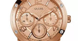 Guess Studio Rose Gold Dial Rose Gold Steel Strap Watch For Women - W0778L3 Buy Now By Guess