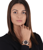 Guess Venus Diamonds Black Dial Black Rubber Strap Watch for Women - GW0118L2 Buy Now By Guess