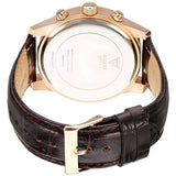 Guess Exec Chronograph Brown Dial Brown Leather Strap Watch For Men - W0076G4 Buy Now By Guess