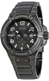 Guess Rigor Multifunction Black Dial Black Steel Strap Watch For Men - W0218G1 Buy Now By Guess