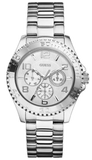 Guess BFF Multifunction Silver Dial Silver Steel Strap Watch for Women - W0231L1 Buy Now By Guess