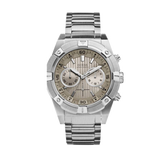 Guess Jolt Chronograph Grey Dial Silver Steel Strap Watch for Men - W0377G1 Buy Now By Guess