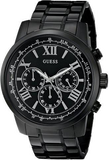 Guess Horizon Chronograph Black Dial Black Steel Strap Watch For Men - W0379G2 Buy Now By Guess