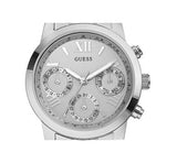 Guess Mini Sunrise Silver Dial Silver Steel Strap Watch For Women - W0448L1 Buy Now By Guess