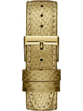 Guess Limelight Quartz Gold Dial Gold Leather Strap Watch For Women - W0775L13 Buy Now By Guess