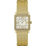 Guess White Dial Gold Mesh Bracelet Watch For Women - W0826L2 Buy Now By Guess
