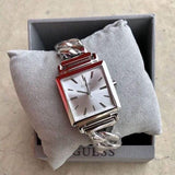 Guess Vanity Silver Dial Silver Steel Strap Watch for Women - W1029L1 Buy Now By Guess