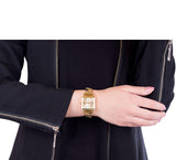 Guess Vanity Gold Dial Gold Steel Strap Watch for Women - W1029L2 Buy Now By Guess