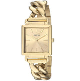 Guess Vanity Gold Dial Gold Steel Strap Watch for Women - W1029L2 Buy Now By Guess