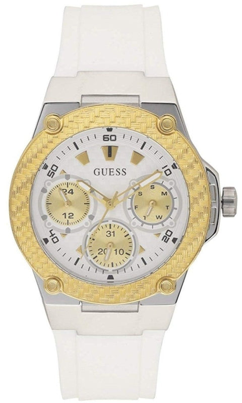 Guess Zena Analog White Dial White Rubber Strap Watch For Women - W1094L1 Buy Now By Guess