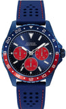 Guess Odyssey Analog Blue Dial Blue Rubber Strap Watch For Men - W1108G1 Buy Now By Guess